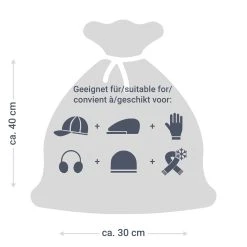 Hutshopping Geschenkbeutel Blue Flowers 30 Cm X 40 Cm