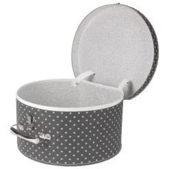 Hutkoffer Schwarz-Pünktchen By Lierys